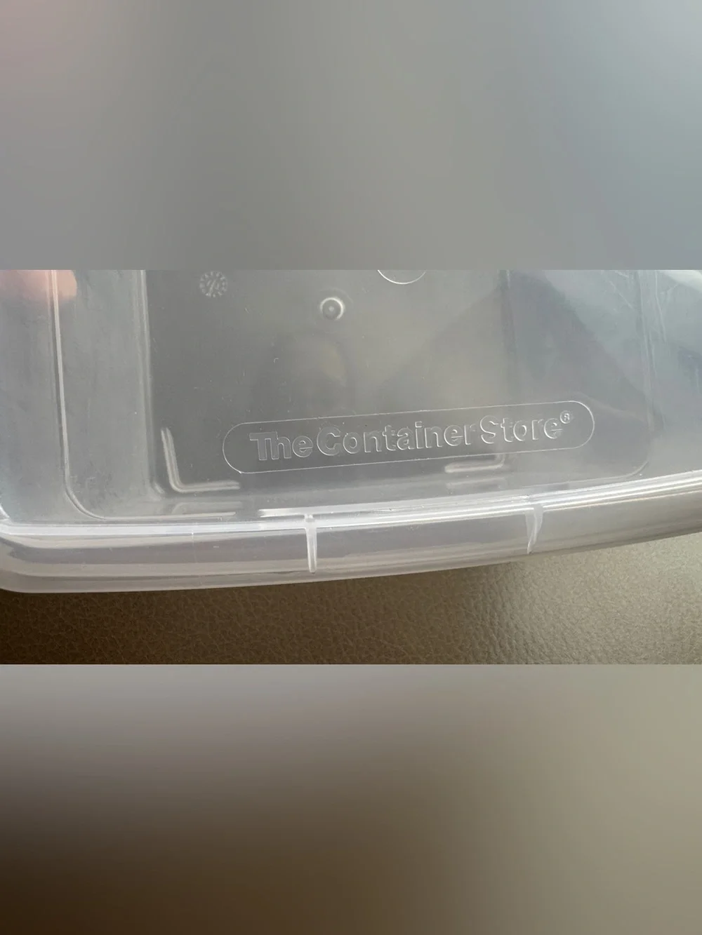 The Container Store set clear